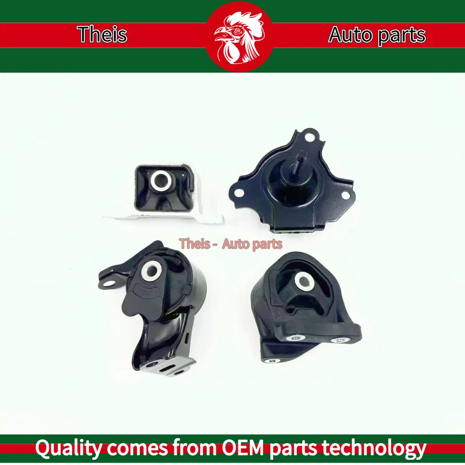 NEW 4PCS Engine Motor & Trans Mount For 2002-2006 Honda CR-V 2.4L Automatic - Image 3 of 4