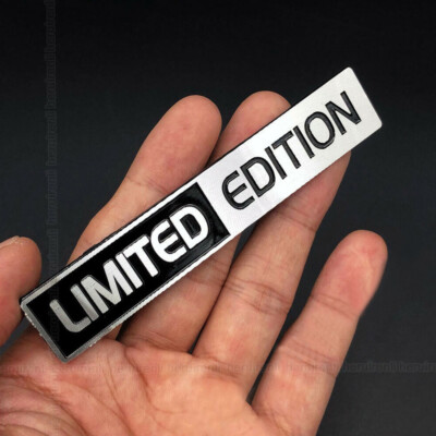 3D Metal Golden Limited Edition Car Trunk Fender Emblem Badge - Foto 9