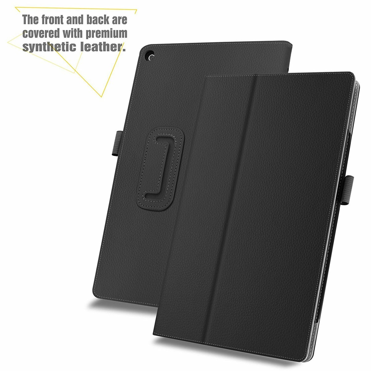 Custodia In Pelle Per Amazon Fire 7 (2022, 12° Gen.) – Cover Smart Folio Con Antiscivolo