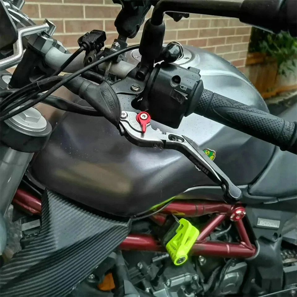 Palancas de embrague de freno extensibles plegables para motocicleta KAWASAKI ZZR 600 1990-2009 Foto 3 de 4