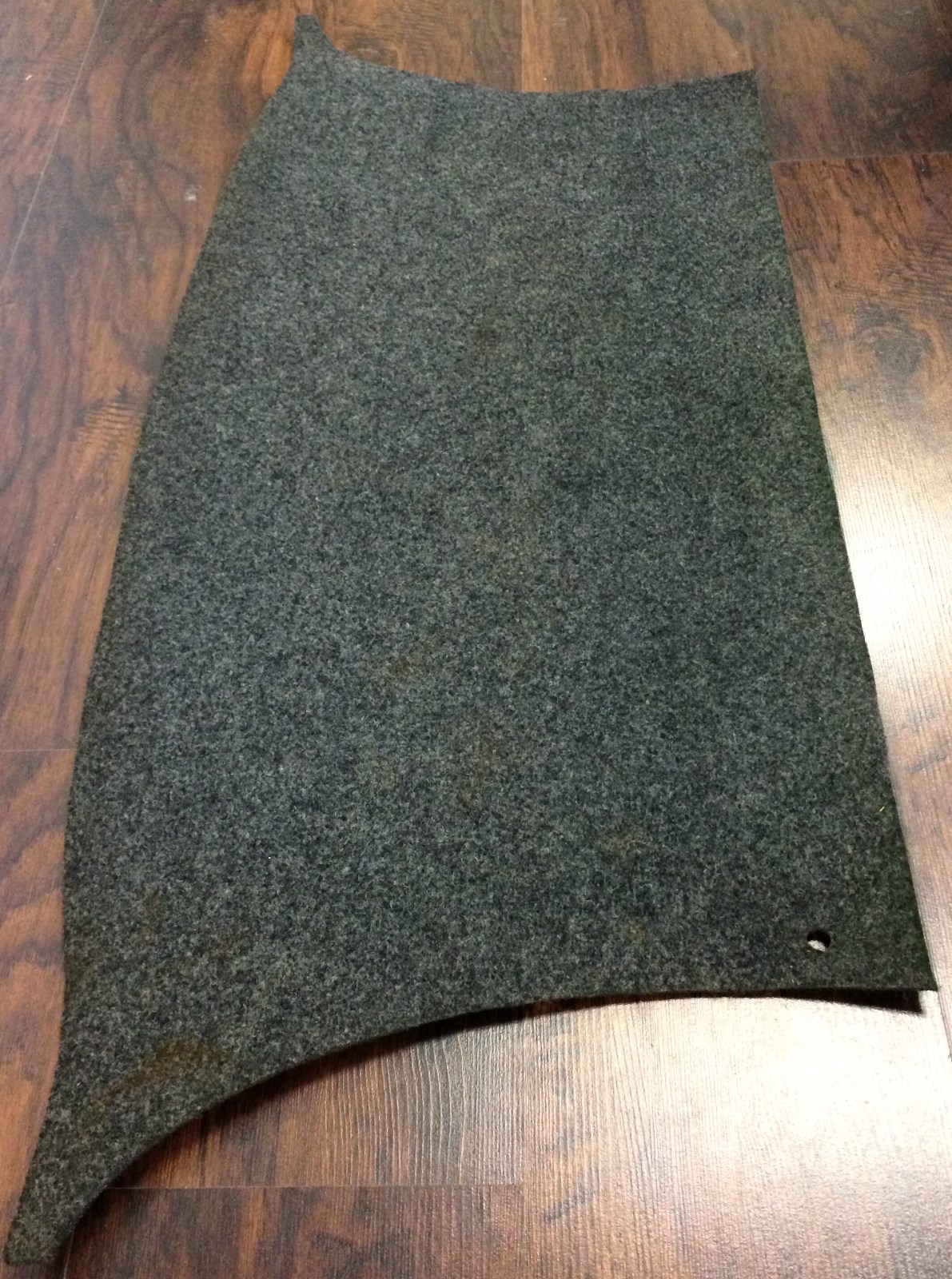 NICE USED ORIGINAL PORSCHE 914 FRONT TRUNK BULKHEAD CARPETING PIECE