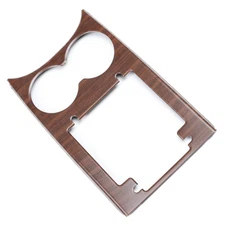 For Porsche Macan 15-2020 21 Wood Grain ABS Console Cup Holder Panel Trim Cover