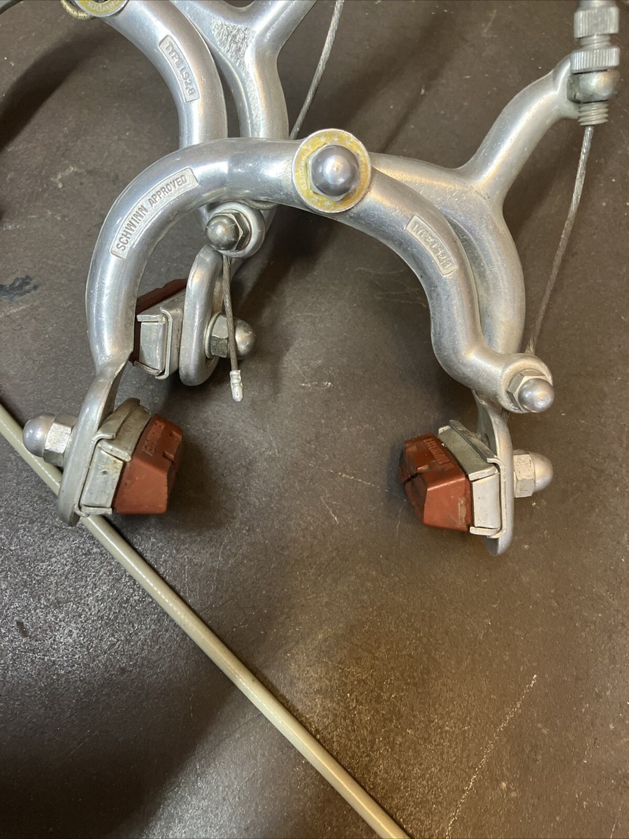 1976 Schwinn Approved Type LS2.8 Brakes W/ Cables & Housing - Nice