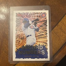 1999 Topps Record Numbers Chicago Cubs Baseball Card #RN5 Sammy Sosa