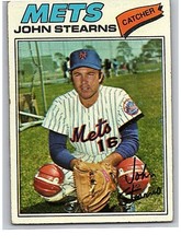 1977 Topps Baseball Card Single - #119 John Stearns A1