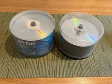 New Sealed 50 TDK DVD+R 16x 4.7GB Blank Disc Spindle & nearly full open 2nd box