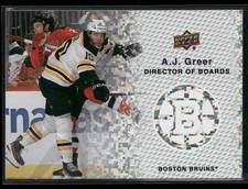 A.J. Greer 2023-24 Upper Deck Director of Boards Sparkle #DB-2 Boston Bruins
