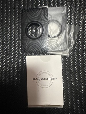  Airtag Wallet Holder 2 Pack,Ultra Thin Card Case for Apple Airtag,Airtag Car