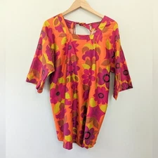 Vintage 60s Psychedelic DESIGN HOUSE Japan Artists Kapoggi Smock Apron