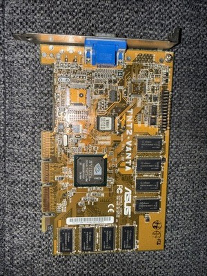 ASUS  TNT2-VANTA  8MB AGP Video Card  9BCT023065 5184-3942 Untested