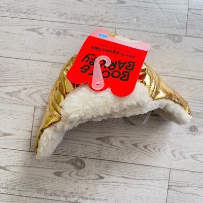Trapper Dog Hat Gold - Boots & Barkley XXS/XS up to 10 lbs. - NWT!