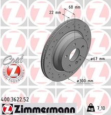2x Bremsscheibe SPORT Z ZIMMERMANN 400.3622.52 für MERCEDES CLS W212 W211 C218 2x Bremsscheibe SPORT Z ZIMMERMANN 400.3622.52 für MERCEDES CLS W212 W211 C218