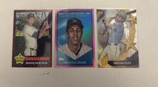 Milwaukee Brewers card lot - Christian Yelich