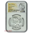 2023 Peace Dollar Early Releases $1 NGC MS 70
