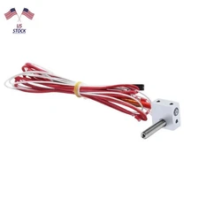 3D Printer MK8 Assembled Extruder Hotend 1.75mm to 0.4mm Nozzle Heating Block D