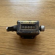 Veeder-Root Vintage Old 5 Digit Number Mechanical Counter Tool Works