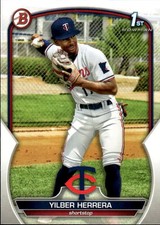 2023 Bowman Yilber Herrera #BP-86 Prospects Minnesota Twins 34K