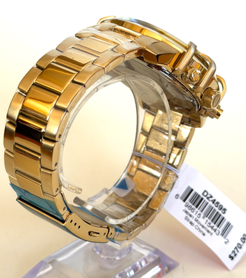 Diesel DZ4595 Mens Griffed Chronograph Gold-Tone S/Steel Watch