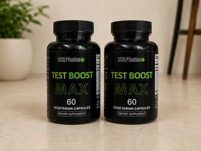 TEST BOOST Max 2 Pack Testosterone Booster Muscle Growth Fat Burner Men