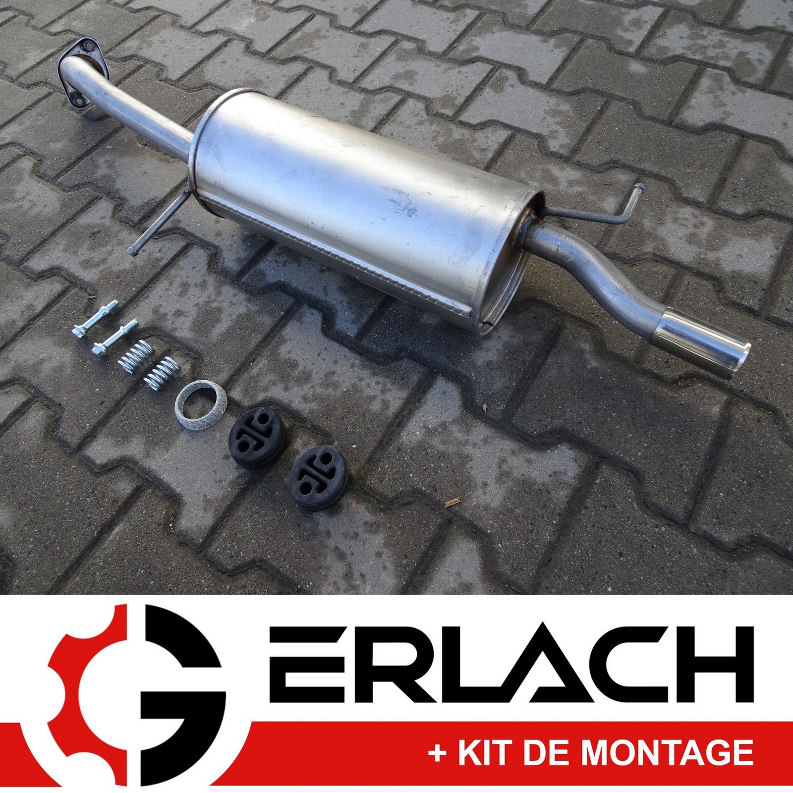 Silencieux arrière Mazda 323 S V 1.3 16V pot échappement voiture essence 1994-1998