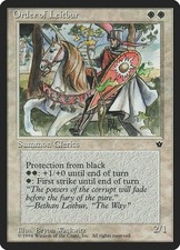 MTG - Order of Leitbur (Male Knight) - Fallen Empires - Magic the Gathering