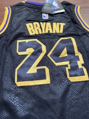Nike Youth XL Lakers Kobe Bryant Swingman Jersey Black Mamba 8 24