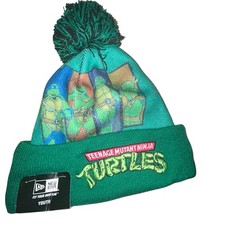 Green and blue Teenage Mutant Ninja Turtles beanie TMNT