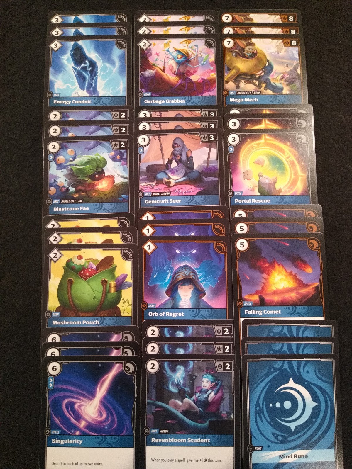 RIFTBOUND LEAGUE OF LEGENDS 516 CARD 3X UNCOMM/COMMON/RUNE/BATTLEFIELD/TOKEN SET