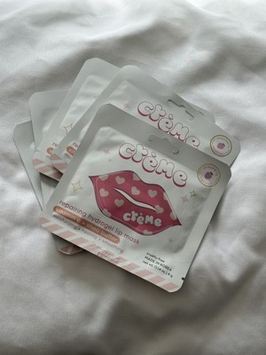 5 pc The Creme Shop Repairing Hydrogel Lip Mask Vitamin E And Shea Butter
