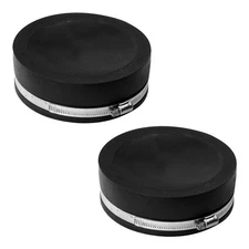 Fernco 6 Inch QwikCap Pipe Cap for Drain Waste Vent Flexible Installation