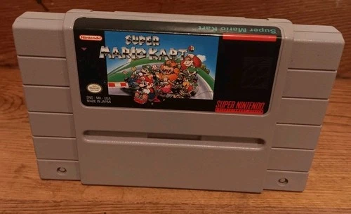 Super Mario Kart (Super Nintendo SNES) Cart Only - Tested - Free Shipping