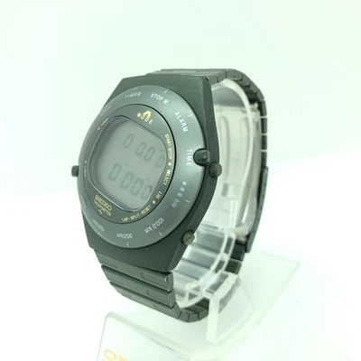 [w2487] SEIKO GIUGIARO A828-400A All Original Green New Battery EX - Photo 1/4