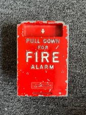 Pyrotronics MFS-2 Vintage Fire Alarm Pull Station USED