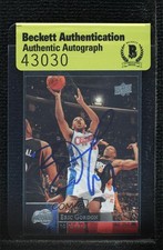 BAS 2009-10 Upper Deck Eric Gordon #73 Authentic Auto 3c7