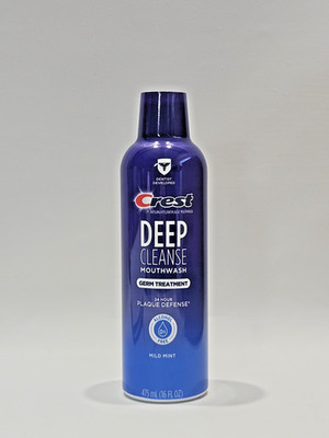 Crest Deep Cleanse Antigingivitis Mouthwash Alcohol Free 16oz.