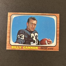 1966 Topps Billy Cannon 106 Nr Mint Centered Heisman Winner Oakland Raiders LSU 