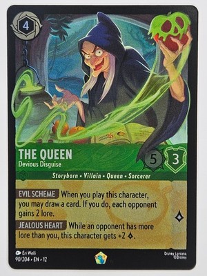 Lorcana - 90/204 The Queen - Devious Disguise - Legendary Foil