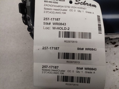Speedometer Cluster 68615369AA Fits 23-24 Hornet 2970513 - Picture 3 of 13