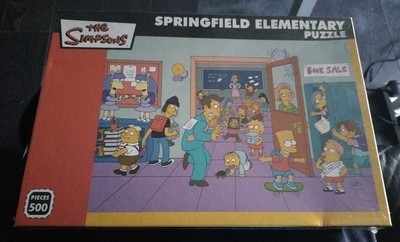Die Simpsons Springfield Elementar Puzzle 500 Teile noch versiegelt 