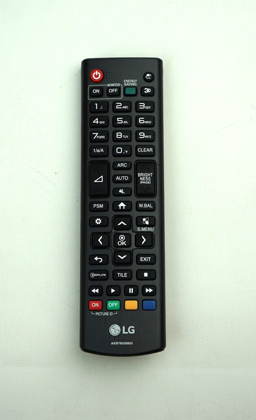 AGF77627220 Oem Сменный пульт дистанционного управления для батареек 75uh5j-m - 2x Aaa