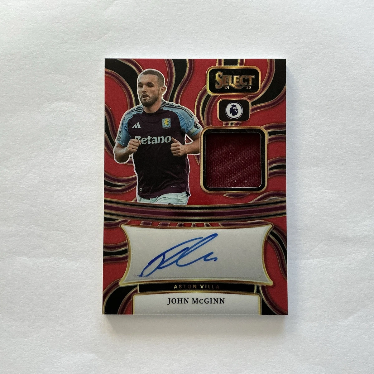 Carte Panini Impeccable 2024/25 - John McGinn (Aston Villa) - Auto Or /10 - Illustre Encre