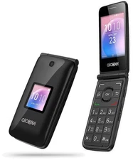 Alcatel Go Flip 4044W - Black (Unlocked) Flip Phone - GOOD