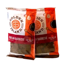 Golden Island Pork Jerky Korean BBQ Specialty Meat Snack — Gluten Free, 9 Oz