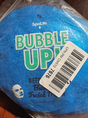 10 Individually Wrapped Bubble up deluxe refreshing bubbling facial mask
