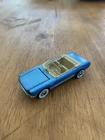 Vintage 1983 Hot Wheels '65 Mustang Convertible w/ Raising Hood Blue Malaysia
