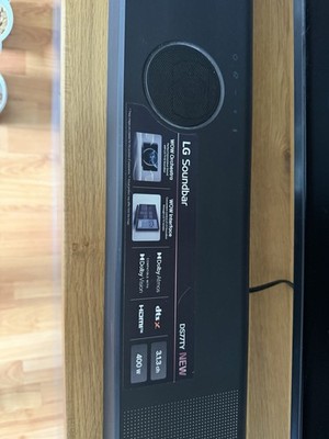 LG DS77TY, Soundbar mit Subwoofer, Schwarz