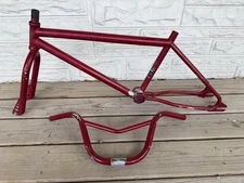 1983 RACE INC RM-2 FRAME CYCLE PRO PRE LANDING GEAR FORK OLD SCHOOL BMX GT HUTCH