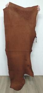 Buffalo Leather Hide -Full Grain- Chestnut- 7-8 oz - 15.5 Square Feet