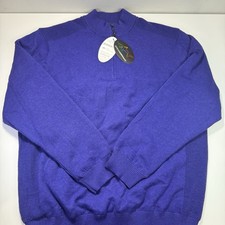 Greg Norman Weather Knit 1/4 Zip Pullover Purple Men's XL Greg Norman Pullover