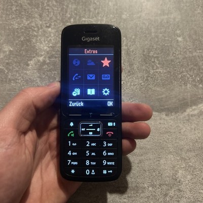 Gigaset Sl 300HX  Mobilteil schwarz ohne ladeschale GUTER ZUSTAND TOP